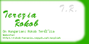 terezia rokob business card